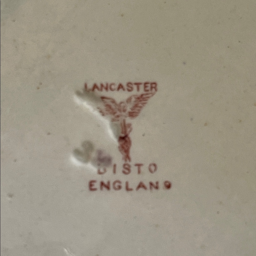 Antique Lancaster Transferware 10.5” dish - Picture 8 of 11